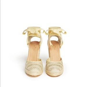 Kate Spade Gold Heels